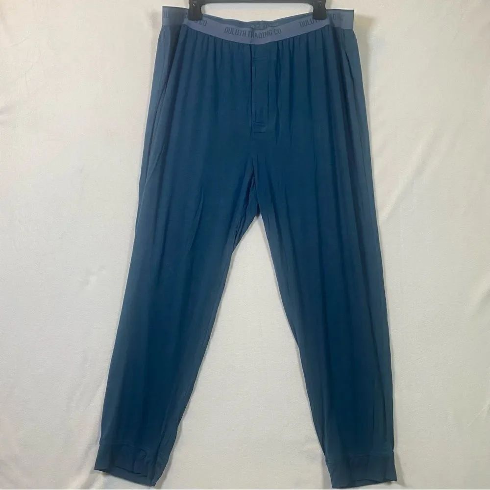 Duluth Trading Company Blue Pajama Pants Size 2XL